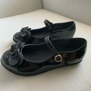 Black Mary Jane girl shoes size 13